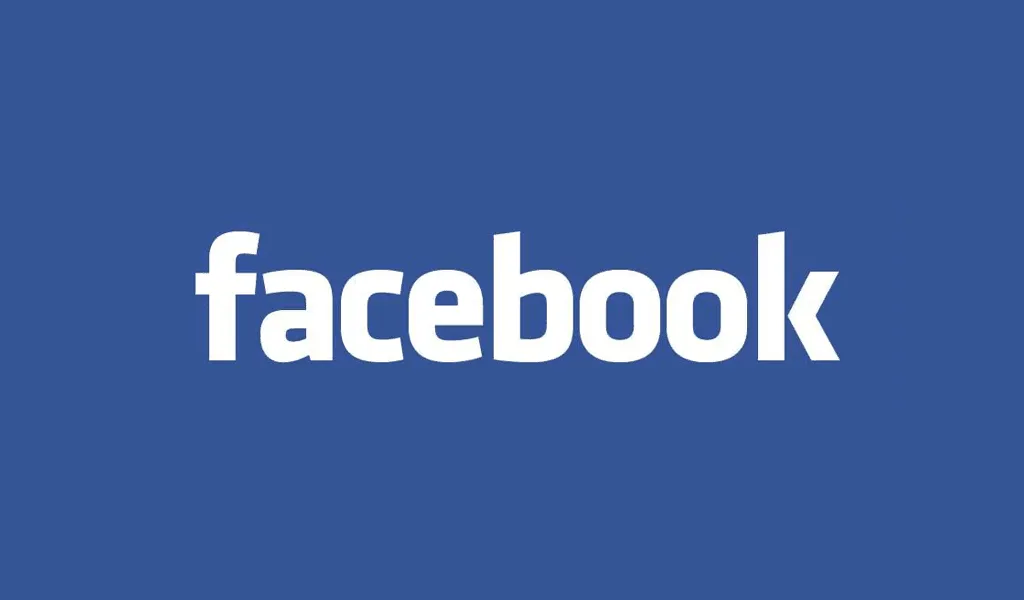 Logo de Facebook sobre un fondo azul, representando la red social más grande del mundo, utilizada para conectar personas y compartir contenido.