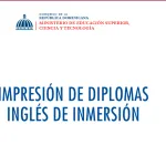 Imágen del encabezado del Ministerio de Educación Superior, Ciencia y Tecnología de la República Dominicana, que presenta el título 