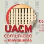 Imagen promocional de la Universidad Autónoma de la Ciudad de México (UACM) que destaca el crecimiento de la comunidad estudiantil. En 2022, se espera la incorporación de 5,130 nuevos estudiantes en 18 licenciaturas, reafirmando su compromiso con la educación superior gratuita en la Ciudad de México. Diseño gráfico con el logotipo de UACM y un fondo que refleja dinamismo.