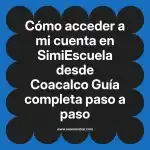 qué hacer si no puedo iniciar sesión en  SimiEscuela desde Acapulco  Guía completa paso a paso