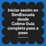 mensajes de error al iniciar sesión en  SimiEscuela desde Acapulco  Guía completa paso a paso
