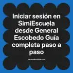 cambiar número de teléfono de acceso en  SimiEscuela desde Campeche  Guía completa paso a paso