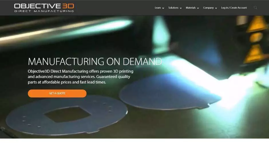 Objective3D Direct Manufacturing