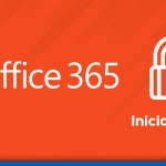 Imagen de Office 365 con un fondo naranja que incluye el logotipo de la plataforma y un icono de candado junto al texto Iniciar sesión, representando el acceso seguro a los servicios de Microsoft.