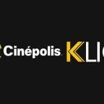Logo de Cinépolis KLIC sobre un fondo negro, representando la plataforma de streaming de películas y series de Cinépolis.