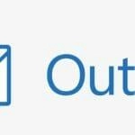 Logo de Outlook, que incluye un icono de sobre y la letra O en color azul, representando el servicio de correo electrónico y gestión de calendarios de Microsoft.