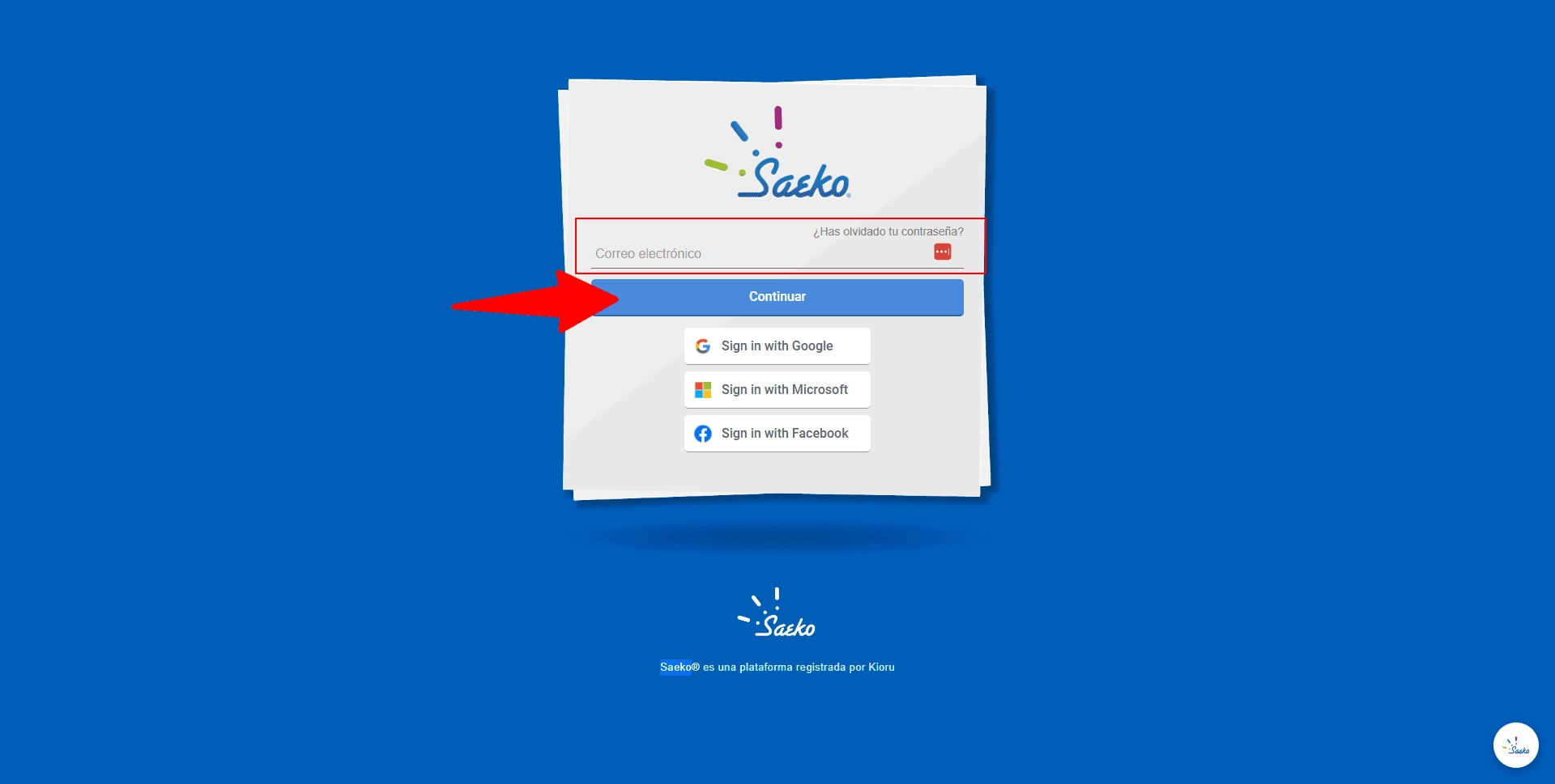 ¡Inicia sesión en el portal Saeko con facilidad!